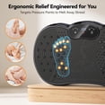 thumbnail image 3 of Vibration Plate Exercise Machine - 300 lbs Capacity, 120 Speeds, 9 Modes for Home Fitness & Muscle Toning, 3 of 7