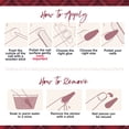 thumbnail image 4 of Uñas postizas navideñas de ataúd para mujer, 24 unidades, con pestañas postizas., 4 of 5