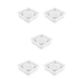 thumbnail image 2 of Matsuzay Molde de silicona para candelabro, molde para decoración del hogar, artesanía casera, moldeado de fundición, tipo cuadrado Tipo cuadrado 5piezas Matsuzay CBP183630, 2 of 6