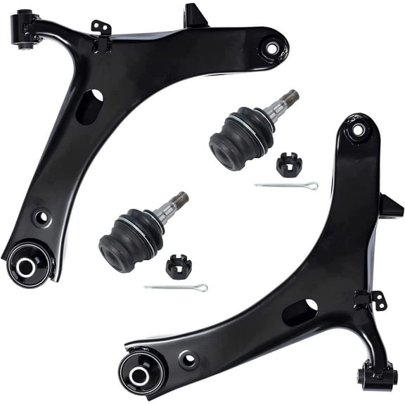 Detroit Axle - Front Lower Control Arms Ball Joints Suspension Kit Replacement for 2005 2006 2007 2008 2009 Subaru Outback Legacy - 4pc Set