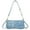 blue, variant on Trendy Woven Underarm Crossbody Bag for Women, Stylish Small Shoulder Bag - PU Fabric Daily Casual Matching Bag, Street Fashion Removable Strap Handheld Mini Purse