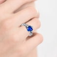 thumbnail image 4 of Bradem Rings Clearance! Gold Plated Rings Love Rings Stackable Rings for Women Rings for Women and Men, Blue, 9 Lady Ring Clearance Sale, 1X Ring, 4 of 5