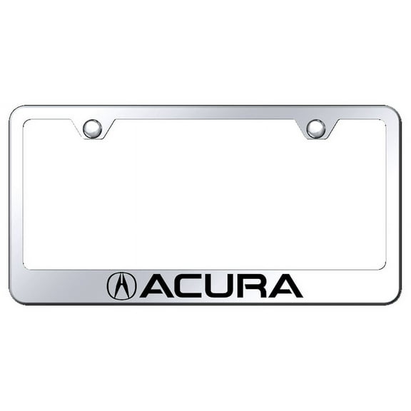 Au-TOMOTIVE GOLD Acura Laser Etched Frame - Mirrored