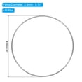 thumbnail image 2 of Uxcell 10pcs Dream Catcher Rings, Metal Macrame Wreath Floral Hoop Silver Tone 6 in, 2 of 6