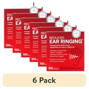 (6 pack) Lipo Flavonoid Ear Ringing Relief Supplement, Clinically Tested Ingredients, 100 Caplets