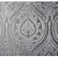 thumbnail image 2 of Mainstays Velvet Sheer Ogee Burnout Rod Pocket Single Curtain Panel, 54" x 84", Grey, 2 of 5