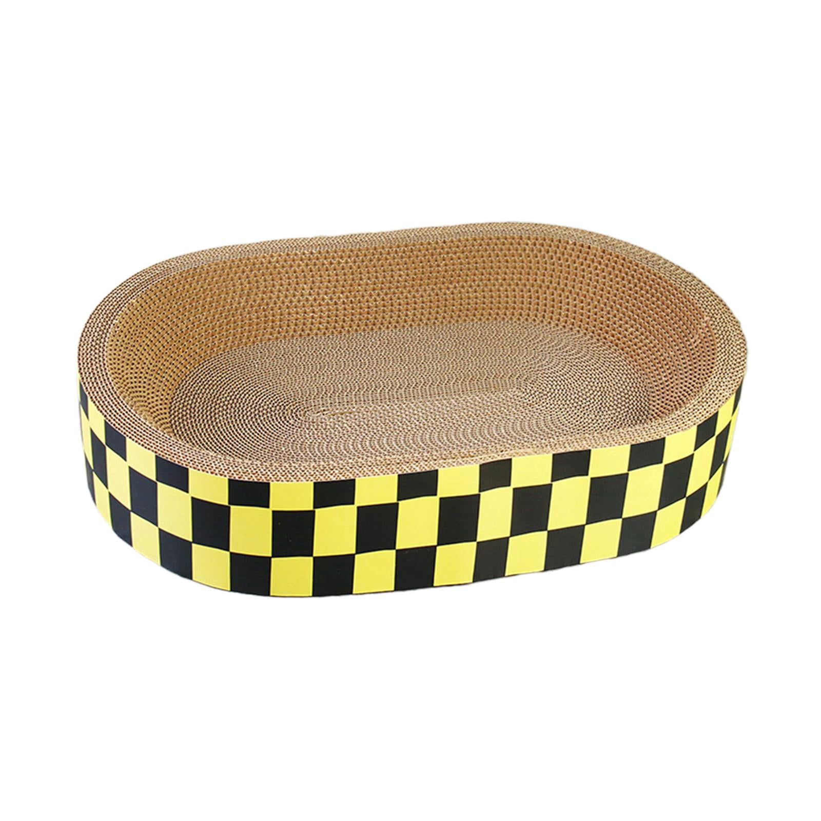 Cat Scratcher Bed Furniture Protection Cat Scratch Pad Nest Lounge Cat Beds Oval M