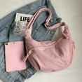thumbnail image 5 of Hobo Bag Crescent Shoulder Bag Crossbody Bag Dumpling Bag Purse for Women Men Women bag, 5 of 7
