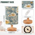 thumbnail image 3 of Desk Lamp Bedside Lamp 5.12x9.7In LED Lamp With USB Charging Interface For Bedroom Living Room Office Study Stylish Decoration Cool Beautiful Yellow Flowers, 3 of 7
