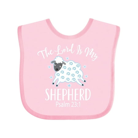 

Inktastic The Lord is My Shepherd Psalm 23 Boys or Girls Baby Bib