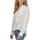 thumbnail image 1 of DKNY Blusa de suéter sólido para mujer, blanco, XS DKNY  Pull-over, 1 of 1
