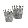 thumbnail image 1 of IMAX Corporation Maddy 2 Piece Galvanized Crown Set in Gray, 1 of 1