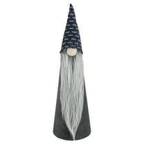Northlight Tall Cone Gnome Christmas Figure - 20" - Gray and Blue