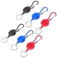 thumbnail image 4 of 6pcs Premium Retractable Key Buckles Portable Reel Clips Retractable Key Rings, 4 of 7