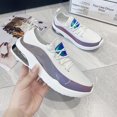 thumbnail image 4 of Hoshose Womens Wide Fit Running Shoes Breathable Knit Reflective Sneakers Lightweight Shoes for Plus Size Ladies, 4 of 7