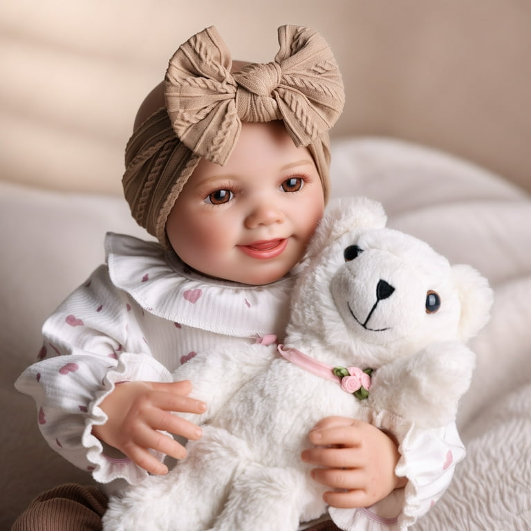 Headband Baby Doll Clothes For 22 Inch Dolls 5-Pack Reborn Doll