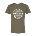 thumbnail image 2 of Wild Bobby, Grandpa Man Myth Legend Funny Dad Uncle Papa Dad Gift, Father's Day, Men Premium Tri Blend Tee, Military Green, Large, 2 of 4