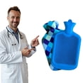 thumbnail image 2 of Bolsa Agua Caliente 200ml Hule Azul C/ Funda Medimetrics, 2 of 6