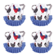 thumbnail image 1 of 4 piezas de silla de montar para pollo, correas para chaqueta de pollo, delantal para gallina, delantal para pollo, 1 of 5
