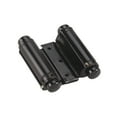thumbnail image 2 of Rok Hardware 3"Double Action Steel Spring Hinge, Set of 2, Flat Black, 2 of 2
