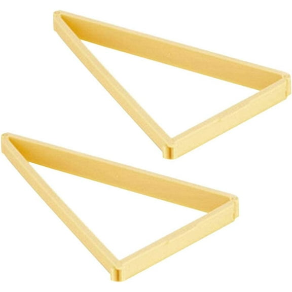 ABPETE Professional Croissant Cutters,Steel Triangle Molds for Baking & Cake Decor,Dishwasher Safe Pastry Tools ( 2-Pack)