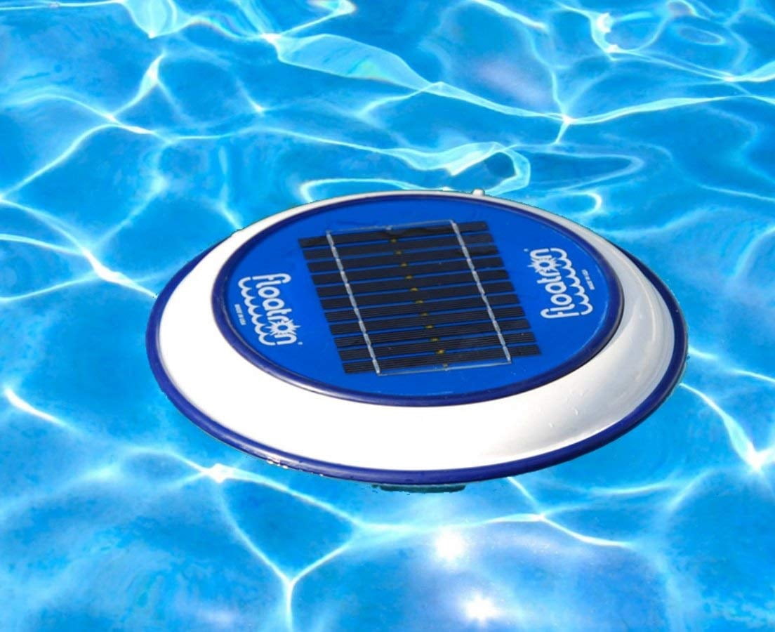 Floatron Solar Powered Water Purifier and Ionizer for Pools Reduces Chlorine Use 40 000 Gal