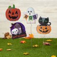 thumbnail image 3 of Way To Celebrate Halloween Holographic Jack-o-Lantern Stake Sign, 3 of 3