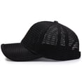 thumbnail image 4 of POINTERTECK Mesh Baseball Cap Golfs Trucker Hat Breathable Snapback Visor Mesh Plain for Outdoor New, 4 of 10