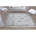 thumbnail image 3 of Freida FY30B Slate Vintage Farmhouse Light Gray Area Rug, 2'6"x4', 3 of 5