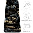 thumbnail image 2 of Motorcycle theme TPE Yoga Mat for Workout and Fitness - for Home and Gym - Ideal for Yoga, Pilates, and Meditation Practices, 2 of 5