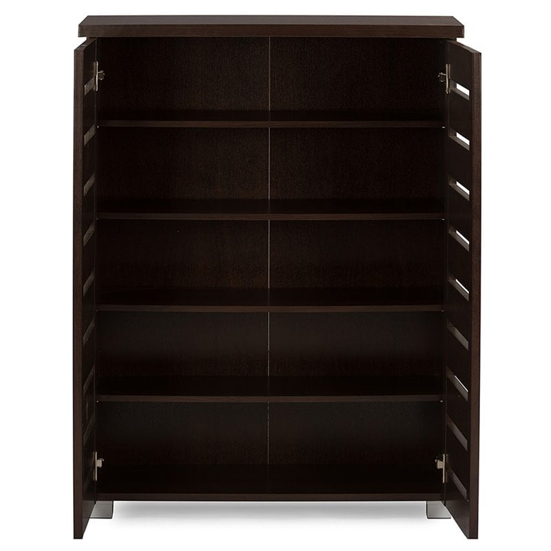 baxton studio adalwin wood shoe storage entryway cabinet