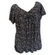 thumbnail image 4 of Puntoco 2024, tops a la moda de verano para mujer, blusas de talla grande de manga corta con cuello en V, blusa estampada, jersey, tops, camisa, 4 of 5