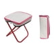 thumbnail image 2 of Taburete plegable de metal para exteriores, portátil, con asa y minisilla plegable, para pesca, cola, con cremallera, para acampar, totalmente plegable, para sala de estar, decoración, muebles Anthrop, 2 of 9