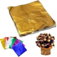 thumbnail image 5 of Colored Wrapping Aluminum Foil, 600 Sheet Chocolate Candy Wrapping Paper, Aluminum Candy Wrapping Paper For Chocolate, Candy, Diy, Tea Leaves (6 Color, 5 of 5