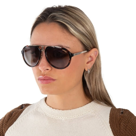 Carrera Brown Gradient Pilot Unisex Sunglasses CARRERA 1003/SSAM 02IK/HA 58