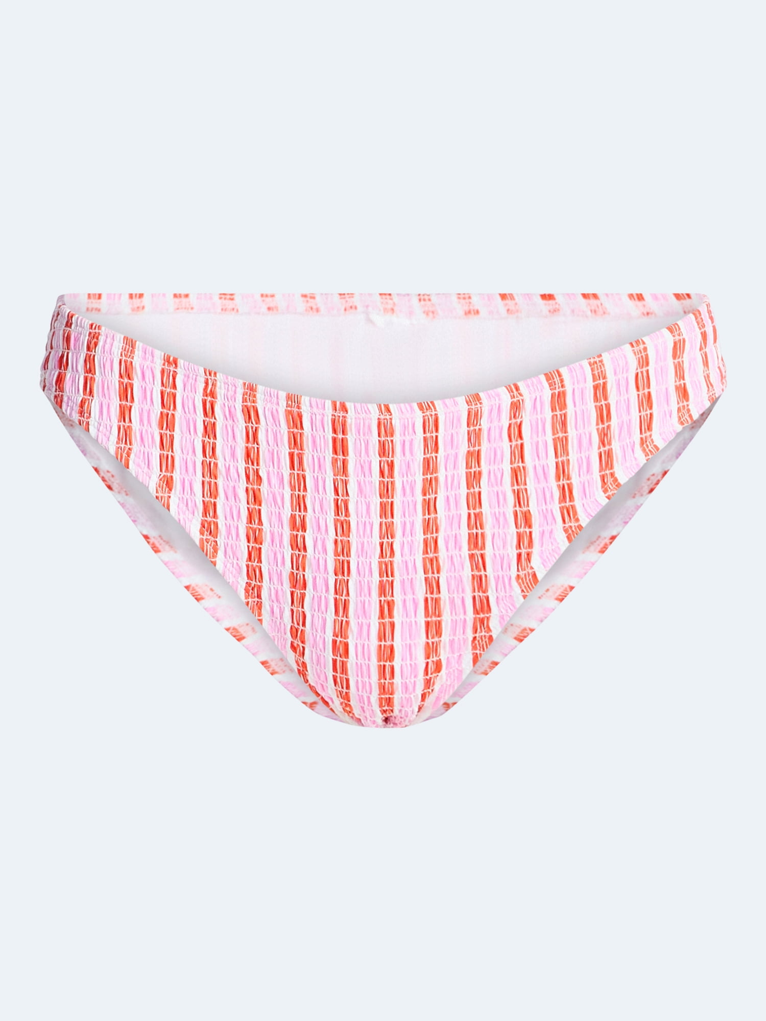 Free Assembly Women's Smocked Low Rise Bikini Bottoms, Sizes XS-XL