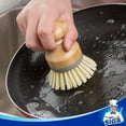 thumbnail image 2 of Versatile Kitchen Tool For Comprehensive Cleaning, Bamboo Dish Brushes With Natural Bristle, Ergonomic Bamboo Handle Ensures Comfort While Heat Resisting Material Promotes, 2 of 8