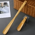 thumbnail image 4 of SKISUNO 2 Pcs Tall Shoehorn Ergonomic Design Timber for Children Daily Use, 4 of 6