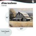 thumbnail image 4 of Stupell Industries Farmhouse In The Field Farm Structure Canvas Art, 20 x 16, by Kim Allen, 4 of 8