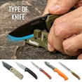 thumbnail image 4 of Smith’s Pocket Pal Mini Tactical Knife Sharpener | OD Green | 2 Stage Sharpener & Diamond Sharpening Rod | Stainless Steel | Outdoor Hunting Knife & Hook Sharpener | Compact, Durable, & Lightweight, 4 of 8