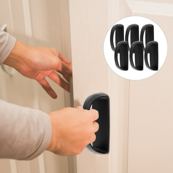DINHEAROM 6Pcs Peel and Stick Cabinet Knobs for Multi-Purpose Use