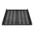 thumbnail image 3 of Tripp Lite SmartRack 1U Adjustable-Depth Rack Shelf - Steel, Vented, 250 lb. (113 kg) Capacity - Rack shelf - black - 1U - 19", 3 of 8
