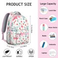 thumbnail image 6 of "Cute Flamingo Print Backpack - Lightweight Waterproof Laptop Bag, Spacious School Bookbag for College, Trendy Gift for Women & Girls", 6 of 6