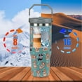 thumbnail image 4 of Corgi Gifts for Women 30 oz Corgi Tumbler with Handle Vacuum Reusable Insulated Tumblers with Flip Straw and Top Handle Stainless Steel 30 oz Coffee Mug Corgi Cup Cold for 24 Hours, 4 of 6