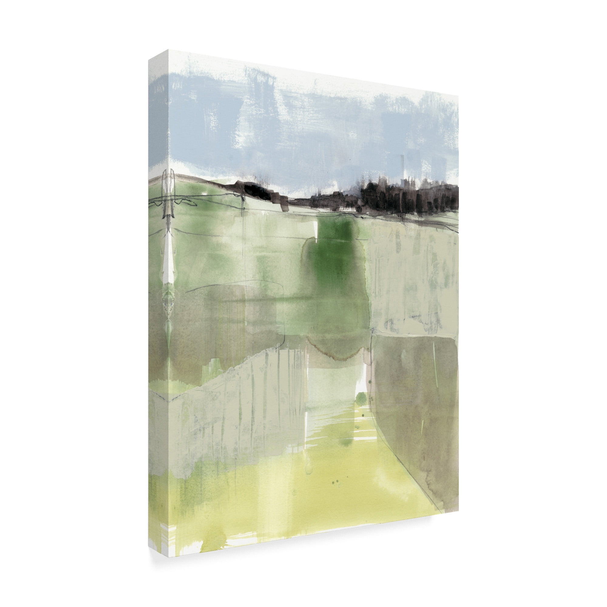 Trademark Fine Art 'Sage Field I' Canvas Art by Jennifer Goldberger
