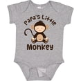thumbnail image 3 of Inktastic Papas Little Monkey Boys Funny Boys or Girls Baby Bodysuit, 3 of 5