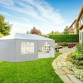 thumbnail image 3 of Ktaxon 10'x20' Outdoor Gazebo Canopy Wedding Party Tent, Sun Shelter Pavilion with 6 Removable Sidewalls, 3 of 8