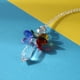 thumbnail image 1 of Crystal Angel Hanging Metal Pendant Home Garden Car Decor Azul Ndcxsfigh Libre de BPA, 1 of 8