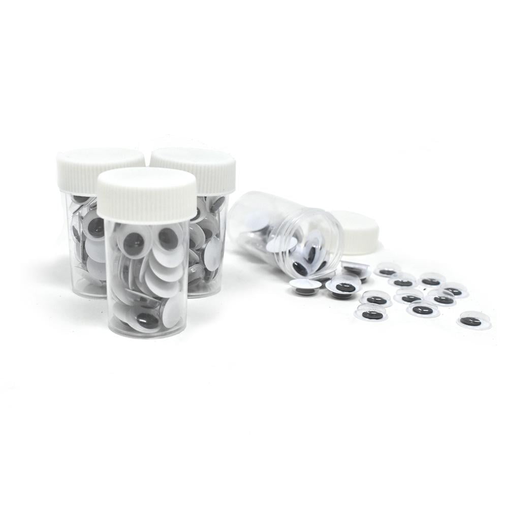Small Googly Eyes, Black, 1/2Inch, 140Count