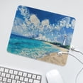 thumbnail image 6 of Lighthouse Beach Printed Mouse Pad, 10"x12", Gaming Mouse Mat/Pad, Stitched Edges, Non Shrinking Cloth Surface, Machine Washable, 6 of 8